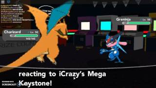MEGA CHARIZARD X VS. Ash-Greninja|Roblox [Bricks and Bronze]