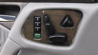 Mercedes E 420 - Не работают повороты и регулировка сидения