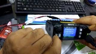RIG Mini Quad Band QYT KT7900D unboxing / review + setting delay repeater