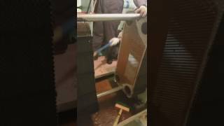 Generator fresh water cooler Cleaning ( Heat exchanger)