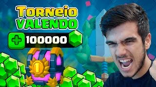 TORNEIO COMPLETO VALENDO 100 MIL GEMAS NO CLASH ROYALE