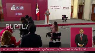Mexico: AMLO"s presser in Mexico City interrupted by seismic alert following Veracruz earthquake