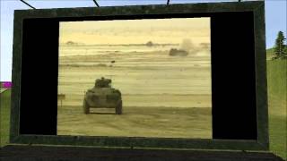 The BTR-80s barrel is held on by duct tape.