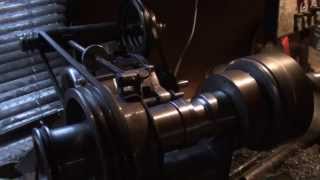Tokarka samorobka ,wlasnej konstrukcji homemade lathe ,toczenie swidra do luparki 2