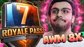 PUBG MOBILE LIVE: DOUBLE AWM DROP HUNT! | SEASON 7 ROYAL PASS RANK PUSH | NEW UPDATE