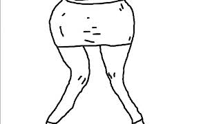 man into woman transformation animation