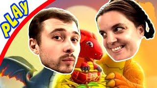 Знакомьтесь! БолтушкА и ПРоХоДиМеЦ Растят Малышей ДРАКОНОВ! #1 Игра для Детей - Легенды Дракономании