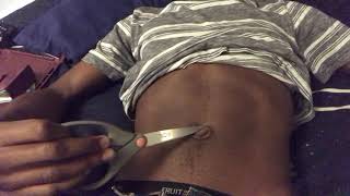 Scissor Belly Button Torture(read description)