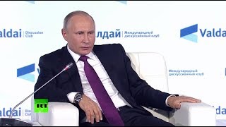 «Россия сразу зеркально ответит»: Путин о попытках ограничить работу RT и Sputnik в США