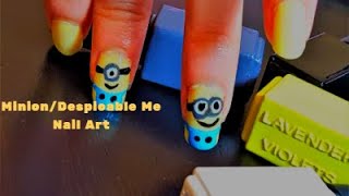 Minion/Despicable Me Nail Art