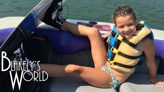 Wakeboarding for the First Time | Blakely Bjerken
