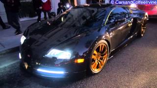 GOLD/Carbon Fiber MANSORY BUGATTI Veyron On the Road!!!