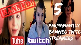 5 Permanently Banned Twitch Streamers