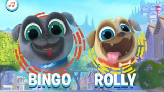 Мультик игра Дружные мопсы: Собрать корм (Puppy Dog Pals)