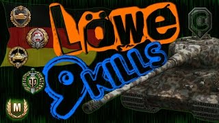 World of Tanks CZ/SK | Löwe | "Bohatá prohra!" - 9 kill's, 5k dmg | 1080p HD