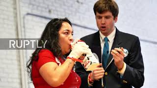 USA: Greg Foster keeps world record for most Reaper peppers eaten in one minute