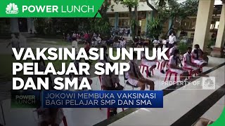 Jokowi Buka Vaksinasi Bagi Pelajar SMP & SMA