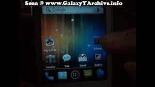 Holo Launcher Review on Samsung Galaxy Y