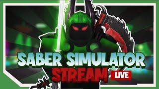 ⚡Saber Simulator⚡?Roblox Live Stream??5X ❤ SALE - Update 20??VIP Servers?