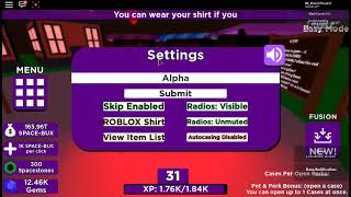 ROBLOX galaxy clicker codes