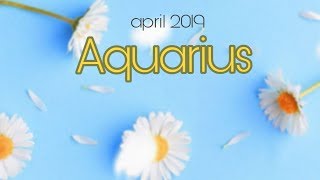 Cerita zodiak Aquarius di April 2019||asmara,keuangan,bisnis,karir|Mari Tarot