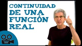 Continuidad de una función real
