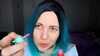 АСМР Неразборчивый шепот и МАКИЯЖ ? ролевая игра ASMR 100% мурашки!!!