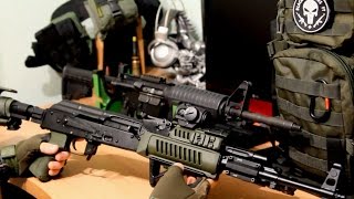 АК или М16 что лучше. Сравнение автомата и винтовки