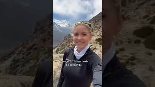 This was Day 3 on our way to basecamp! #shorts #everest2022 #Rebeccalouise #mounteverest