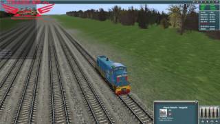 Trainz Simulator 12. Тестовая карта - тестируем сортировочную горку.