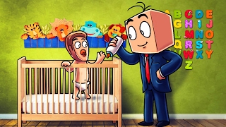 Minecraft | Who's Your Daddy? Baby Dad vs Dad Baby! (The Switch Experiment)