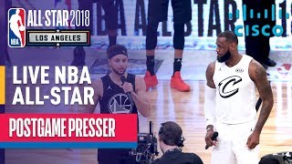 LIVE: Team LeBron vs Team Stephen 2018 NBA All-Star Postgame Presser