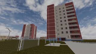 Припять в майнкрафт/ Pripyat in minecraft