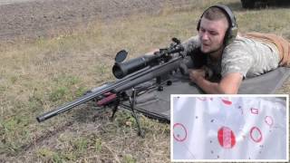 Savage 10FCP-SR 308win стрельба на 300м патрон Lapua Scenar 167grn
