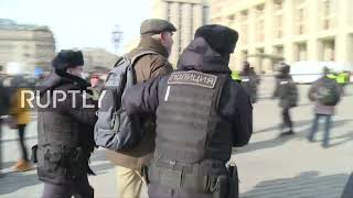 Russia: Over 1500 detained in Moscow at unsanctioned protest against offensive in Ukraine