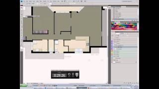 Photoshop Rendered Floor Plan