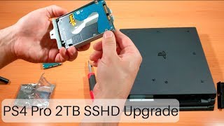 PS4 Pro SSHD Upgrade Guide
