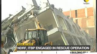 Two buildings collapse in Greater Noida; Dozens trapped
