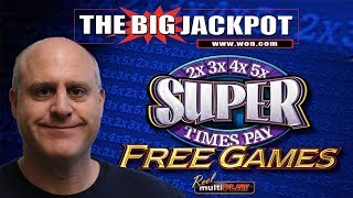 ★ SUPER WIN$ ★ on SUPER TIMES PAY FREE GAMES ? | The Big Jackpot