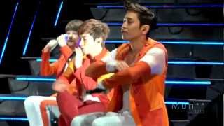 120707 Shinhwa Beijing concert Wild Eyes Eric focus & Hyesung highlight