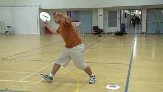 Ultimate Frisbee Drill - Throwing into a Soccer Net