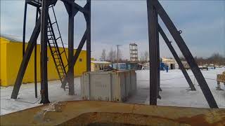 Испытания контейнера ТЗК-2 на сбрасывание