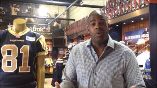 2013 Manitoba Liquor & Lotteries MS Walk: Kelly Butler, Winnipeg Blue Bomber alumnus
