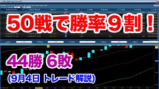 【2014/9/4解説】50戦で勝率９割!!　FXスキャルピングトレード動画