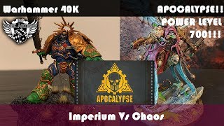 Warhammer 40K APOCALYPSE battle Report Chaos Vs Imperium