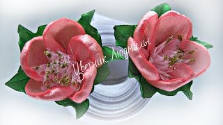 Шпильки канзаши своими руками \ Studs kanzashi own hands \мастер класс \ DIY