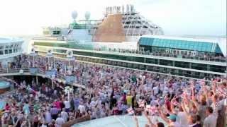 P&O Azura and Ventura in Antigua 22nd Jan 2013