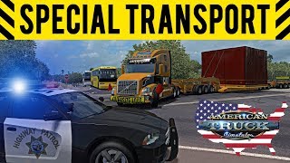 ATS Special Transport  ? Schwertransport  im dem Volvo VNL  ? #215 US Truck Tour