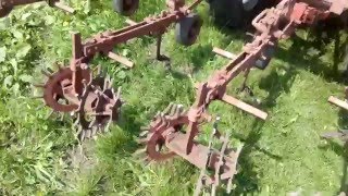 Т25 прополка картошки ежами - №2 / T25 weeding potatoes