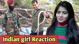 Indian Reaction On Pakistan SSG Commandos Eating Snake | Poonam Reacts